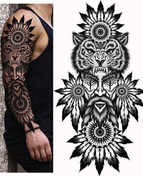 Tattoo Trends 2023, Forearm Cover Up Tattoos, Ink Magic, Chest Tattoo Drawings, Mandela Tattoo, Hand Tatto, Full Hand Tattoo, See Tattoo, Wolf Tattoo Sleeve