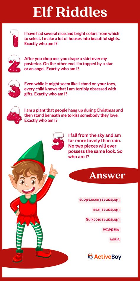 Riddles From Elf On The Shelf, Elf Riddles Shelf Ideas, Elf On The Shelf Dad Jokes, Elf On The Shelf Riddles, Elf Riddles, Jokes Christmas, Types Of Birthday Cakes, Christmas Riddles, Word Riddles