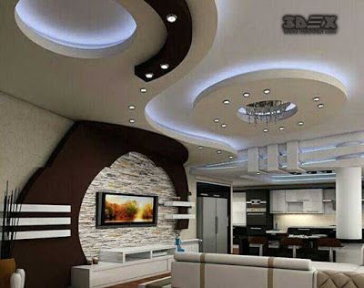 New POP design for hall catalogue latest false ceiling designs for living room 2018 Home Ceiling Design, Ceiling Hanging Decor, Gibson Board, Latest False Ceiling Designs, Living Room Designs Modern, Pop Design For Hall, False Ceiling Designs, Living Room Contemporary, Decor Ceiling