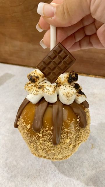 Pretty Caramel Apples, Stuffed Caramel Apples, Decorated Caramel Apples, Gourmet Caramel Apples Ideas, Caramel Apples Ideas, Smores Caramel Apple, Fall Candy Apples, Christmas Caramel Apples, Chocolate Dipped Apples