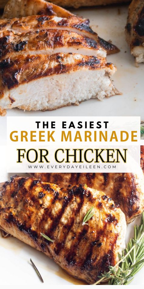 Greek Marinade For Chicken, Mexican Pork Chops, Greek Marinade, Easy Greek Chicken, Homemade Marinade, Greek Marinated Chicken, Marinade For Chicken, Greek Chicken Marinade, Greek Seasoning