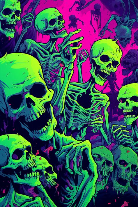 Discover the dark and mysterious side of Halloween wallpaper. Explore the coolest Halloween iPhone wallpapers and follow us for daily design inspiration. Odd Art, Halloween Wallpaper Iphone Backgrounds, Poster Halloween, Background 4k, Posca Marker, Skull Artwork, Skeleton Art, Graffiti Wallpaper, Halloween Wallpaper Iphone