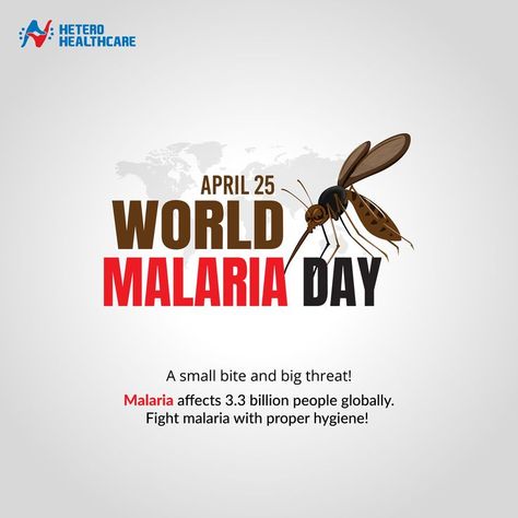 World Malaria Day Poster, World Mosquito Day, World Malaria Day, Annoying People, Proper Hygiene, Small Bites, This World, Disease, Health Care