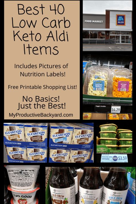 Keto Ham Recipes, Keto Aldi, Low Carb Shopping List, Aldi Meal Plan, Stock Your Pantry, Sugar Free Jello, Keto Shopping List, Keto Grocery List, Baking With Almond Flour