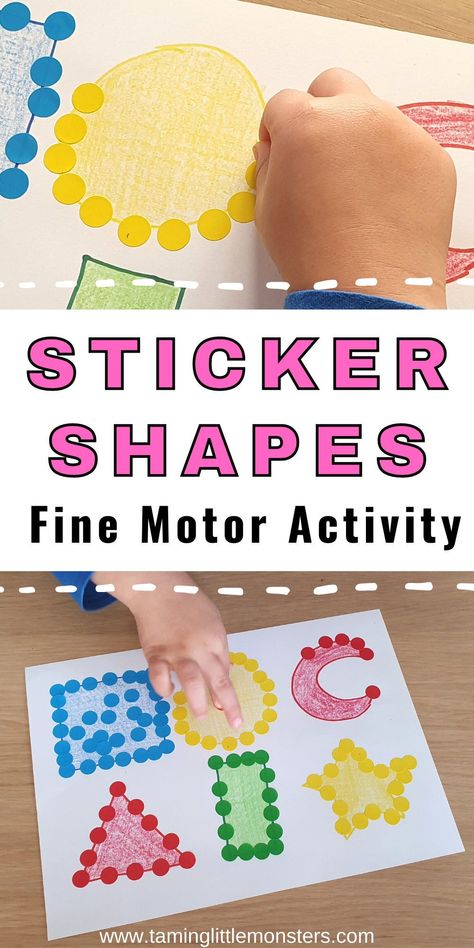 Shapes And Colors Preschool Activities Fine Motor, Shape Themed Activities For Preschool, Shapes Snacks For Preschool, Color Shape Activities, Pre Writing Shapes Activities, Shapes Fine Motor Activities, Introducing Shapes Preschool, Fine Motor Practice Preschool, Best Fine Motor Activities For Preschool