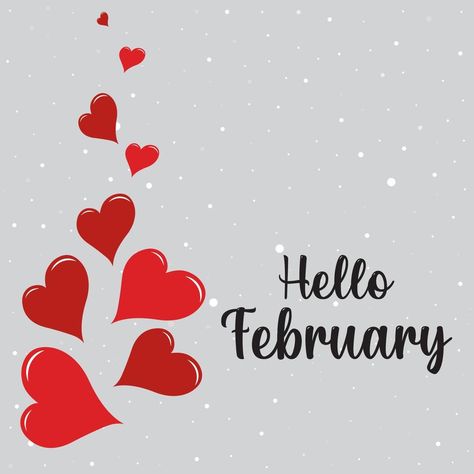 Hello February hand lettering. welcome february. suitable for greetings card. Welcome February, Hello February, Iconic Photos, Free Vectors, Greetings Card, Vector Photo, Images Photos, Premium Vector, Hand Lettering