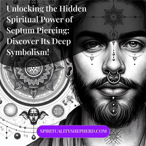 🌟 Ever wondered about the deeper meaning behind septum piercings? This ancient form of body art symbolizes personal transformation, cultural identity, and spiritual growth! ✨ From enhancing your connection to the third eye chakra to manifesting your intentions, septum piercings offer a unique pathway to self-expression and empowerment. Explore the rich tapestry of history and symbolism woven into this powerful adornment. 

👉 Dive deeper into this captivating journey and discover how septum piercings can transform your life! Don’t forget to like this post or follow our account for more incredible insights! 💖✨ Septum Tattoo, Higher State Of Consciousness, Septum Piercings, Personal Empowerment, Deeper Meaning, Personal Transformation, Symbolic Representation, Spiritual Truth, Spiritual Beliefs