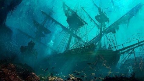 Underwater Shipwreck, Underwater Room, German Submarines, Underwater City, Bottom Of The Ocean, Underwater Art, Southern Ocean, Leagues Under The Sea, Nobody Knows