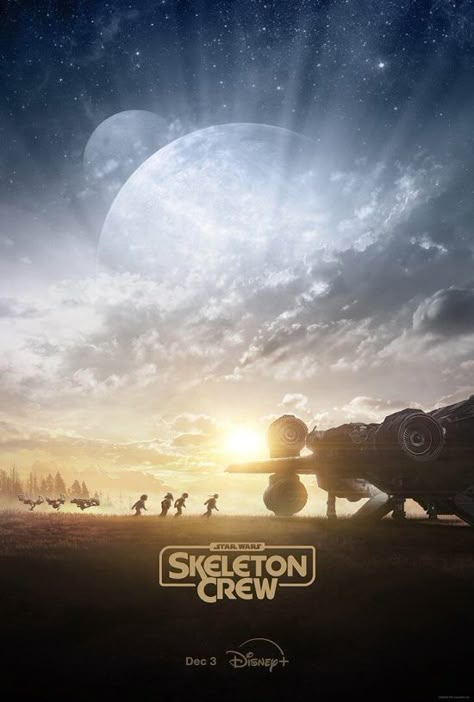 Skeleton Crew – Watch the trailer for the new Star Wars series | Live for Films Les Goonies, Skeleton Crew, Pixar Films, Gilmore Girl, Bryce Dallas Howard, 4 December, Jude Law, Goonies, Star Wars Artwork