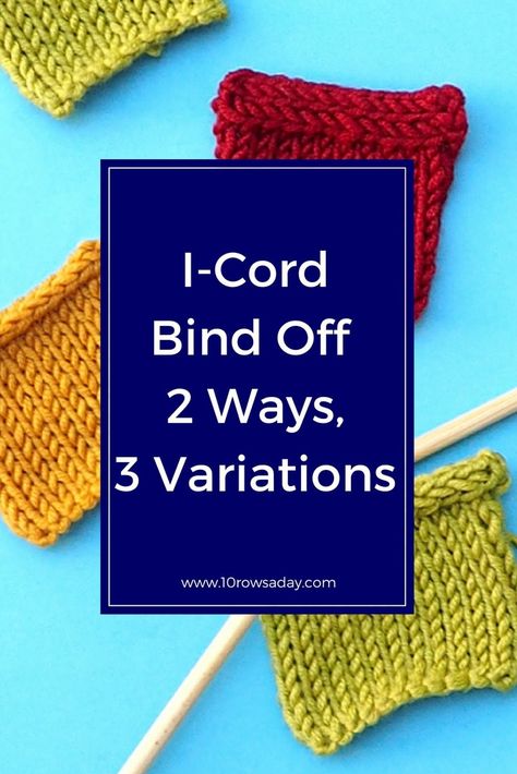 Bind Off Knitting, Knitting Hacks, Knitting Help, Knitting Basics, Knit Edge, I Cord, Knitting Instructions, Knitted Wit, Bind Off