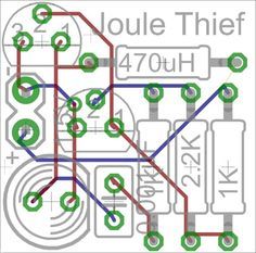 The simple Joule Thief Joule Thief, Electronics Engineering, Electronic Projects, Led Projects, Electronic Circuit Projects, Electrical Projects, Electronics Mini Projects, Electronics Projects Diy, Circuit Projects