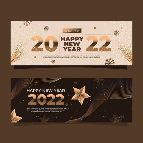 New Years Banner Design, Happy New Year Banner Design, Horizontal Banner Design, New Year Banner Design, New Years Banner, Party Banner Design, Party Design Ideas, Instagram Branding Design, Happy New Year Banner