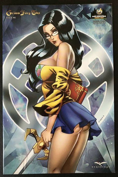 Grimm Fairy Tales 0 WW Philadelphia CC Exc 500 FCBD Edition Cucca Zenescope GFT Grimm Fairy Tales Comic, Grim Fairy Tales, Grimm Tales, J Scott Campbell, Free Comic Books, Rudyard Kipling, Fairytale Fantasies, Grimm Fairy Tales, Comic Art Girls