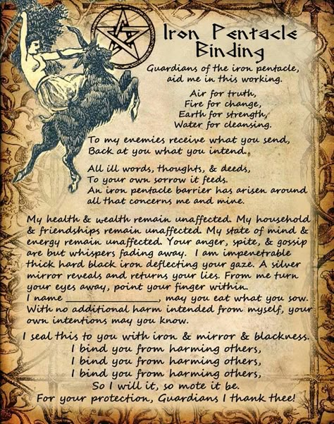 Iron Pentacle Binding Binding Spells For Evil People, Binding Spell For Abundance, Bind Someone To You Spell, Unbinding Spell, Fire Spells, Abundance Spells, Banishing Correspondences, Ritual Spells, Binding Spell