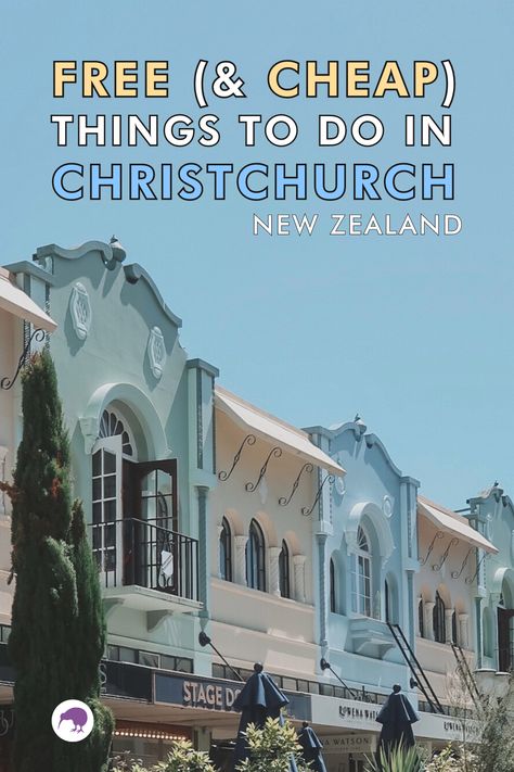 Planning a trip to Christchurch, New Zealand? Read on for a full guide of all the best FREE and cheap things to do in Christchurch, free activities in Christchurch, Christchurch on a budget, budget travel guide, South Island New Zealand travel, South Island itinerary, Christchurch to Queenstown road trip, free things to do in New Zealand, & more! #christchurch #chch #newzealand #newzealandtravel #nztravel #southisland #southislandnz Things To Do In Christchurch, New Zealand Travel South Island, Christmas In New Zealand, New Zealand Christchurch, New Brighton Beach, Taipei Food, Christchurch Nz, Grad Trip, New Zealand Cities