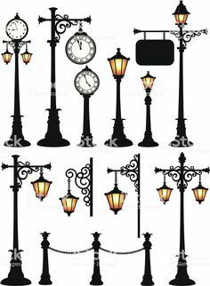 Arte 8 Bits, 자수 디자인, Street Lamp, Free Vector Art, Free Illustrations, Art Drawings Sketches, Doodle Art, Drawing Sketches, Home Design