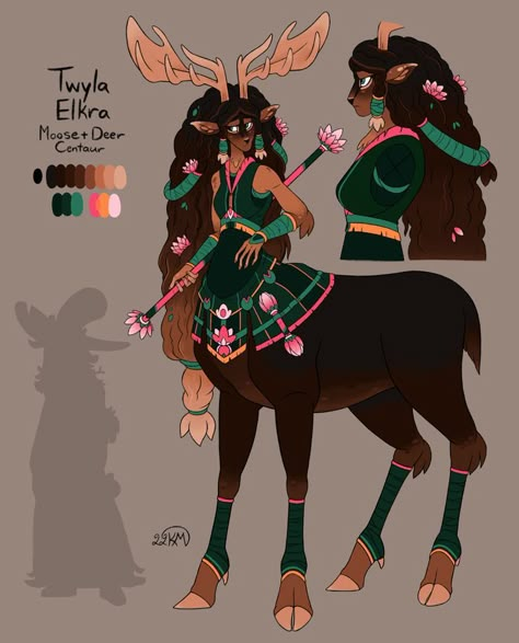 Deer Centaur Oc, Moose Centaur, Centaur Armor, Half Human Half Animal Character Design, Centaur Reference, Deer Centaur, Centaur Oc, Centaur Costume, Monster People