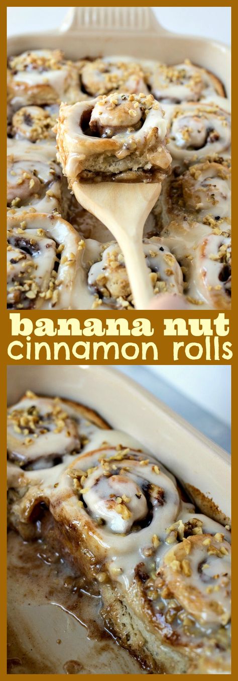 Roll Desserts, Breakfast Recipies, Sweet Roll Recipe, Sweet Rolls, Cinnamon Rolls Homemade, Oreo Dessert, S'mores, Cinnamon Rolls Recipe, Banana Nut