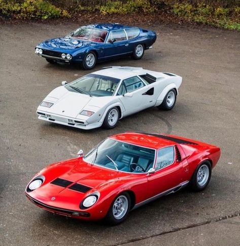 60's ,70s & 80's Supercars & prototypes | Lamborghini Espada, Countach and Miura SV | Facebook Classic European Cars, Lamborghini Logo, Super Sports Cars, Lamborghini Miura, Super Sport Cars, Lamborghini Cars, Lamborghini Countach, Super Speed, Classic Sports Cars