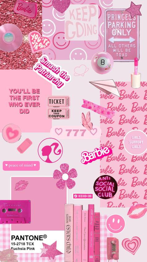 #pink #barbie #itgirl #slay #cute #fyp Pink Y2k Background, Y2k Background, Vision Board Wallpaper, Pink Wallpaper Girly, Pink Y2k, Pink Barbie, Hippie Wallpaper, Pink Phone Cases, Pink Vibes