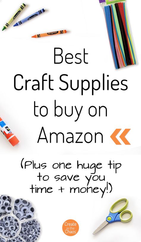 The best craft supplies I've found to buy on Amazon! And are you using this important tip to save yourself time & money on Amazon? Amazon Craft Supplies, Amazon Art Supplies, Amazon Supplies, Freebie Websites, Art Supply Stores, Best Craft, Kid Art, Get Free Stuff, Popsicle Stick Crafts