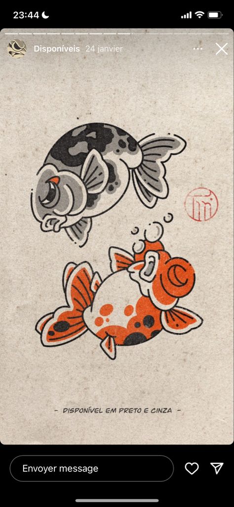 Japanese Fish Tattoo, Traditional Japanese Tattoo Flash, Goldfish Tattoo, Skull Art Tattoo, Goldfish Art, Koi Fish Drawing, Frog Tattoos, Traditional Tattoo Sleeve, Tattoo Inspiration Men