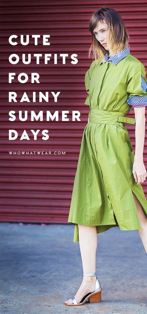 How to still look chic on a humid summer day. Hot Summer Rainy Day Outfit, Humid Rainy Day Outfit, Hot Rainy Day Outfit Summer, Hot Rainy Day Outfit, White Sweatpants Outfit, Rainy Day Outfit Summer, Rainy Day Outfit For Fall, Cold Rainy Day Outfit, Rainy Outside