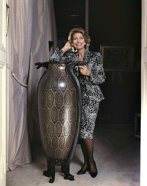 Hélène Rochas possesses in her apartment in the 7th arrond… | Flickr Helene Rochas, Huge Vase, Paris November, French Culture, Yves Saint Laurent, Getty Images, Saint Laurent, Apartment, Vase