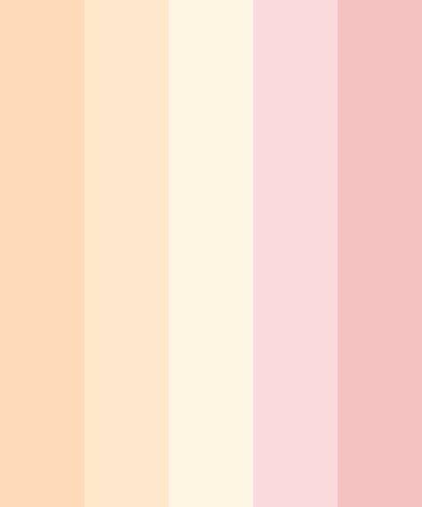 Pastel Peach and Pink Color Palette Injection Sites, Peach Color Palettes, Face Video, Blush Color Palette, Beige Color Palette, Pastel Color Schemes, Wallpaper Pink And White, Pink Color Schemes, Colors For Skin Tone