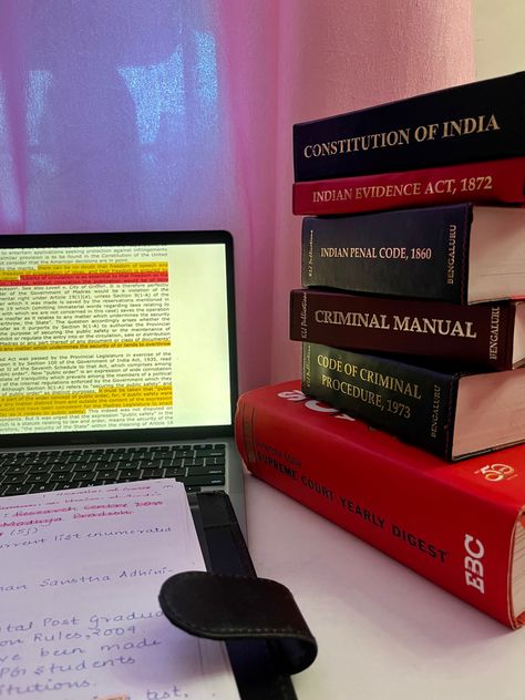 Clat Aspirants Aesthetic, Judiciary Motivation, Books For Law Students, Law Books Aesthetic, Clat Aspirants, Indian Supreme Court, Law School Humor, Law Aesthetic, Law School Prep