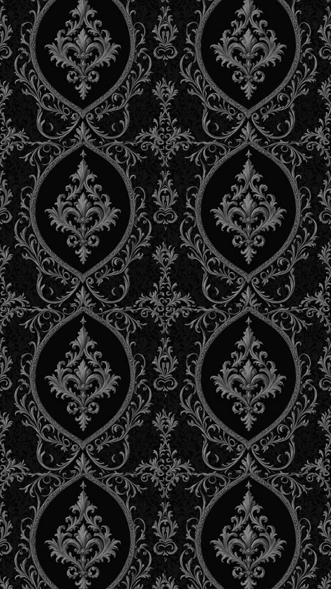 Goth Wallpapers, Random Aesthetics, Victorian Wallpaper, Goth Wallpaper, Wall Papers, Gothic House, Paper Projects, Yearbook, Damask