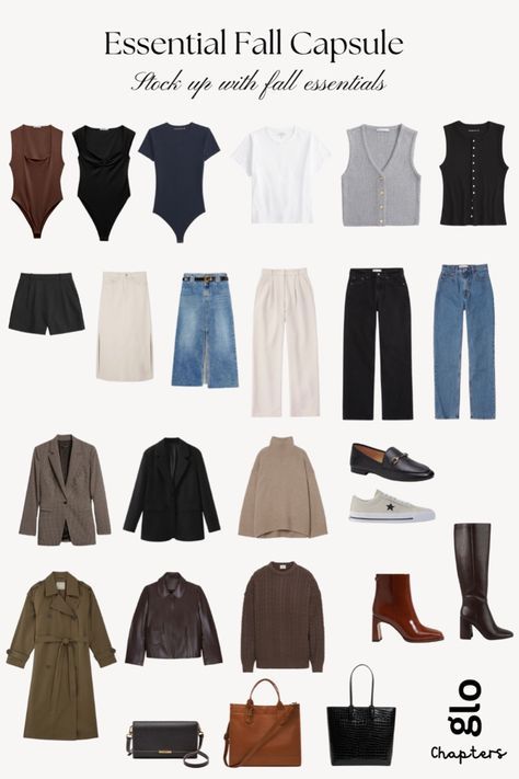 Woman Fall Capsule Wardrobe, Late 20s Capsule Wardrobe, Traveling Capsule Wardrobe, Fall New England Outfits, Paris In The Fall Outfits, Simple Cold Weather Outfits, Essential Wardrobe Pieces Woman, Classic Style Women Outfits, Style Aesthetics Types