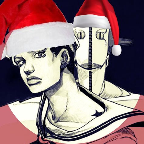 Jojo Christmas Pfp, Jojo Christmas Icon, Jjba Christmas Pfp, Jjba Christmas, Jojo Christmas, Jojo Pfp, Christmas Pfps, Christmas Pfp, Jojo's Bizarre Adventure Anime