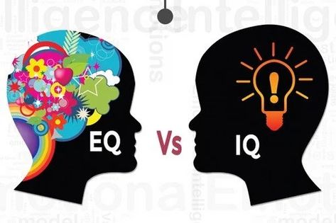 What's The Difference Between EQ And IQ? » Science ABC Intelligence Quotient, Intelligence Test, Corporate Wellness, Decision Making Skills, Poster Drawing, Human Mind, Learning Process, Emotional Intelligence, Culture Art