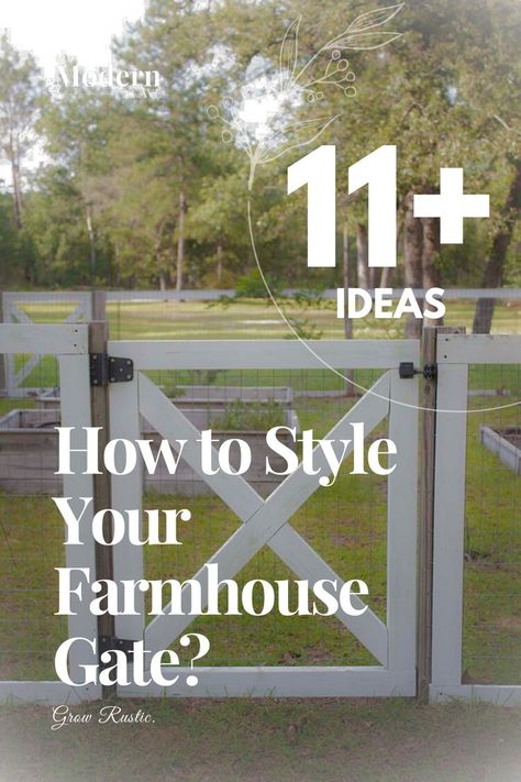 Are you dreaming of transforming your home into a cozy farmhouse retreat? Look no further! These stunning gate designs will help set the tone for your rustic oasis. Incorporate elements like aged wood, barn door hardware, and charming accents inspired by old farmhouses for an inviting entrance that captures the essence of country living.

Elevate your curb appeal today and let these amazing rustic farmhouse gate ideas be the gateway to turning those dreams into reality! Farmhouse Gate, Amazing Gates, Drive Gates, Old Farmhouses, Farmhouse Exteriors, I Am Home, Wood Barn Door, Wood Gate, Gate Designs