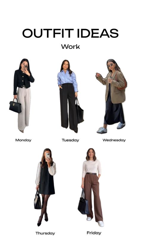 Work Outfit Ideas #outfitinspo #ootd #workoutfit #outfitideas #fashion #outfitidea #outfitinspiration #outfit Tuesday Outfit Work, Monday Outfit For Work, Monday Work Outfit, Outfit Ideas Autumn, Outfit Ideas Work, Wednesday Outfit, Monday Outfit, Work Outfit Ideas, Casual Work Outfits Women