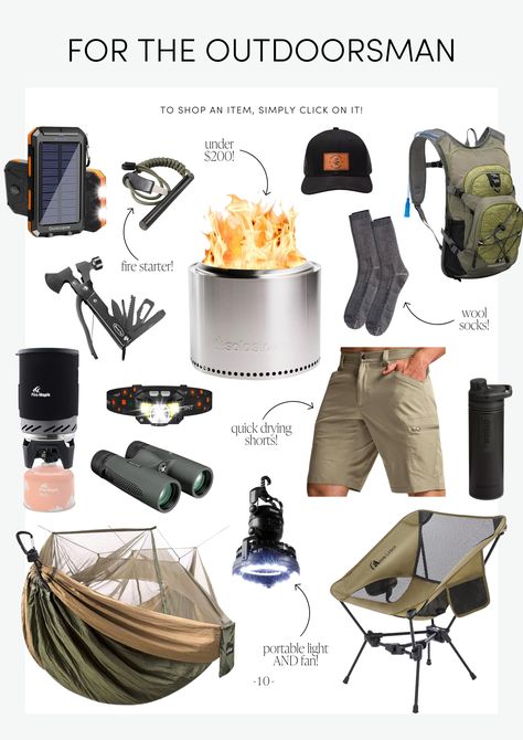 I put together a 10 page gift guide catalog for Father's Day! It's super easy to shop, all you have to do it click the item you like and it will bring you directly to the product!  Father's Day | Father's Day Gifts | Gift Ideas for Dad | Gifts for Men   Follow comestayawhile for fearless DIY projects, neutral home decor, casual outfit inspo, makeup and skincare routine, lifestyle, parenting, and more.   Follow amandalovesamazon for home inspiration, fashion finds, and beauty items from Amazon. Mens Hunting Gifts, Outdoorsy Men, Gift Guide For Him, Hunting Gifts, Best Dad Gifts, Mama Gifts, Outdoor Men, Camping Gifts, Clothing Essentials