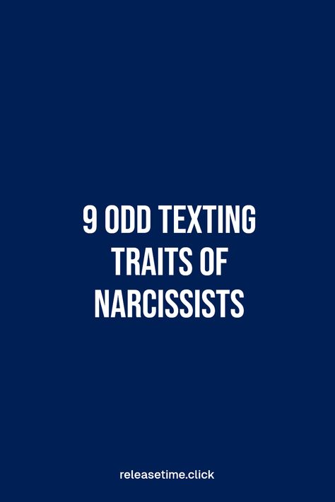 Have you noticed something strange about how narcissists text? Their texting habits can reveal a lot about their unique personality traits. From constant admiration requests to vague replies, these 9 odd texting habits might make you rethink your conversations. Discover what their messaging styles mean and how to decode them for healthier communication. If you're intrigued by the psychology of relationships and the impact of texting, don’t miss out on this insightful guide Healthy Communication, Personality Traits, Personal Development, Texts, Psychology, Communication, How To Become, Things To Come