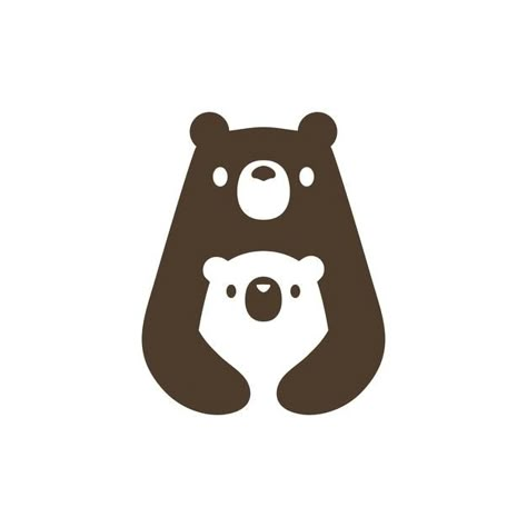 Bear Logo Inspiration, Mug Logo, Coffee Bear, Bear Logo Design, Bear Icon, Bear Vector, Bear Silhouette, Mom And Son, Bear Tattoo