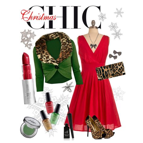 Love this! I wouldn't pair it with that jacket tho. I would pair it with a peacoat or something more my style. Holiday Christmas Outfits, Rockabilly Christmas, Pinup Outfits, Christmas Pinup, Chic Christmas Outfit, Christmas Outfit Ideas For Women Classy, Lump Of Coal, Holiday Outfits Christmas, Outfit Polyvore