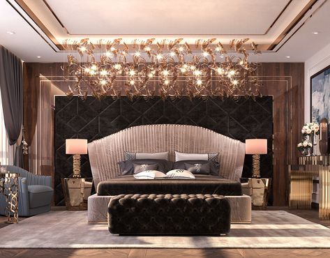 Unique Bedroom Design, Luxury Bedroom Design, Gorgeous Bedrooms, Luxury Bedroom Master, Design Room, Bedroom Bed Design, Mansion Interior, Luxury Homes Interior, Modern Bedroom Design