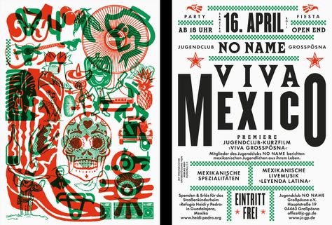 Mexico Typography, Mexican Poster, Mexican Graphic Design, Mexican Fonts, Flyer Inspiration, Best Typography, Mexico Design, Typography Images, Mexico Art