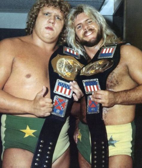 Terry Gordy & Michael Hayes, NWA National Tag Team Champions (Georgia) Awa Wrestling, Nwa Wrestling, Wrestling Pictures, Vintage Wrestling, Wwe Tag Teams, Wrestling Stars, Wwe Tna, Wrestling Superstars, Pro Wrestler