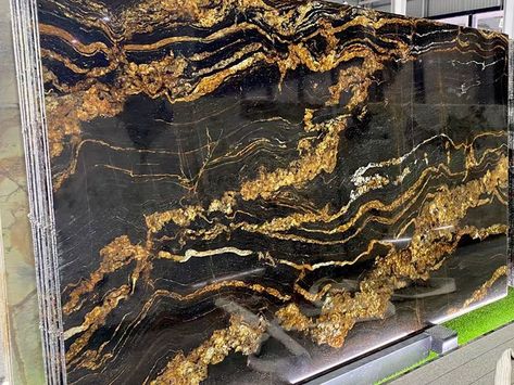 Magma Black Granite Countertops Magma Granite Countertops, Black And Gold Granite Countertops, Black And White Granite Countertops, Black Soapstone Countertops, Black Granite Countertops Kitchen, Gold Granite Countertops, Cobblestone Pavers, White Granite Countertops, Ogee Edge