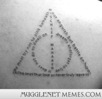 Sara Fabel, Hp Tattoo, The Deathly Hallows, Harry Potter Tattoos, Harry Potter Tattoo, Harry Potter Love, Harry Potter Obsession, Pattern Tattoo, Mischief Managed