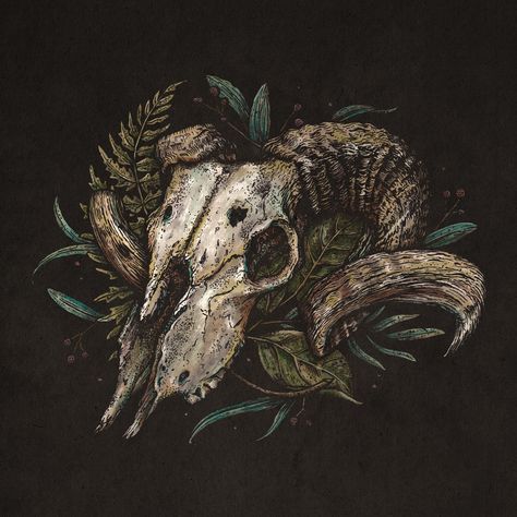 Cow Skull Drawing With Flowers, Cow Skull Drawing, Drawing With Flowers, Flowers Tattoo Ideas, Animal Skeleton, Goat Skull, Animal Skeletons, Painting Tattoo, Flowers Tattoo