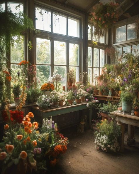 Haleigh Core, Indoor Greenhouse Room, Cottagecore Greenhouse, Sunroom Greenhouse, Tiny House Village, Witch Room, Fairytale House, Forest Cottage, Greenhouse Interiors