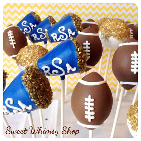 Cheerleader Cake Pops, Cheer Cake Pops, Cheer Dessert Ideas, Uga Cake, Football Cake Pops, Cheer Crafts, Pep Squad, Cheerleading Party, Cheer Banquet