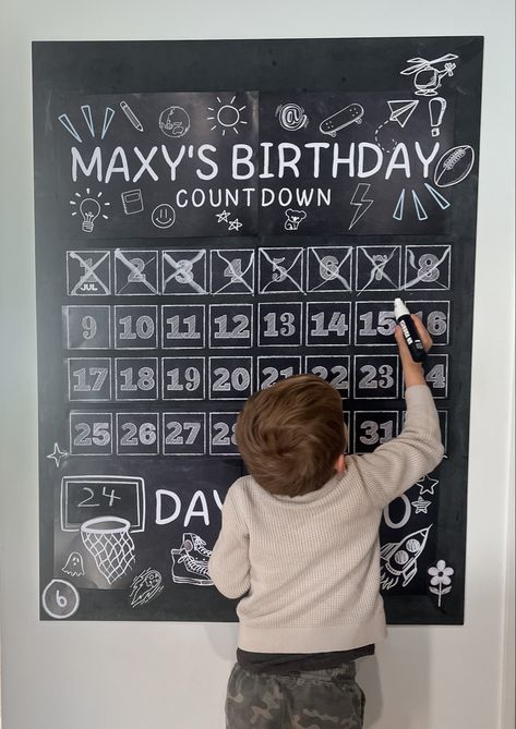 Chalkboard Birthday, Birthday Countdown, Birthday Chalkboard, Chalkboard, Photo And Video, Instagram Photo, Birthday, Instagram