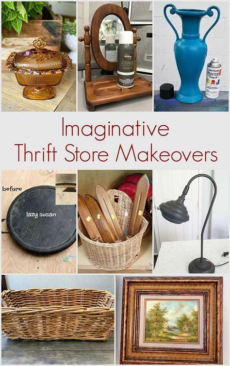 You are going to love these imaginative thrift store makeovers. Save money on home decor and help the planet at the same time! Diy Painted Baskets, Easy Diy Candles, Thrift Store Diy Projects, Diy Candles Easy, Basket Makeover, Thrift Store Upcycle, Diy Candles Homemade, Help The Planet, Thrift Store Makeover